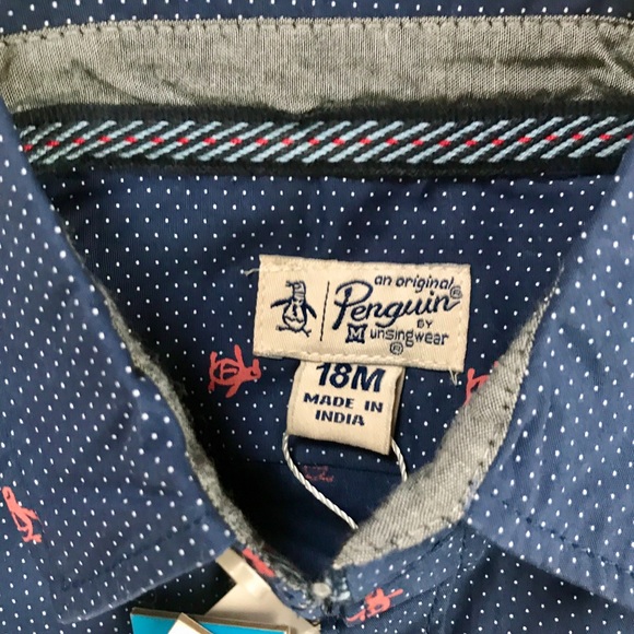 Original Penguin Plaid Buttoned Down Shirt - Picture 5 of 6